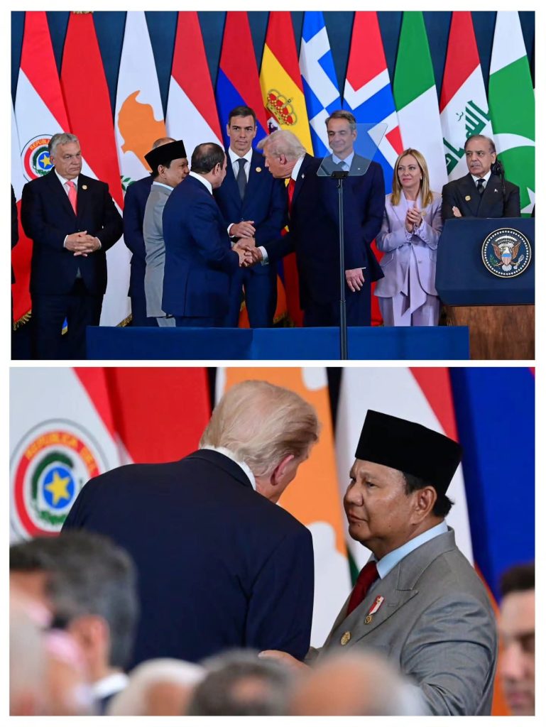 Penandatanganan Perjanjian Perdamaian dan Penghentian Perang di Gaza